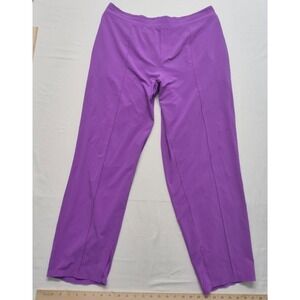 Athleta women's plus size purple activewear pants sz 18 stretch/workout/exercise
